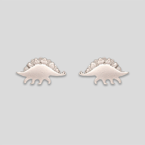 Coo Coo: Coo Coo: Stegasaurus Studs - Silver