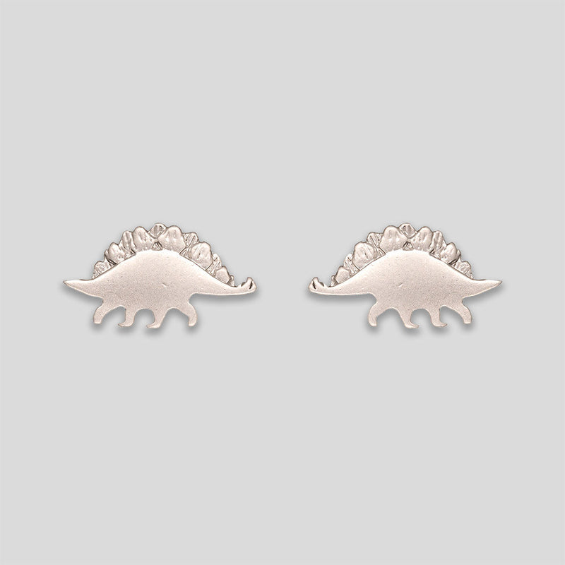 Coo Coo: Coo Coo: Stegasaurus Studs - Silver