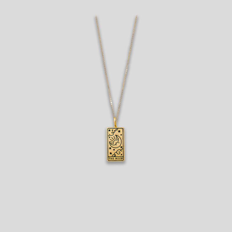 Coo Coo: "The Moon" Pendant Necklace - Gold