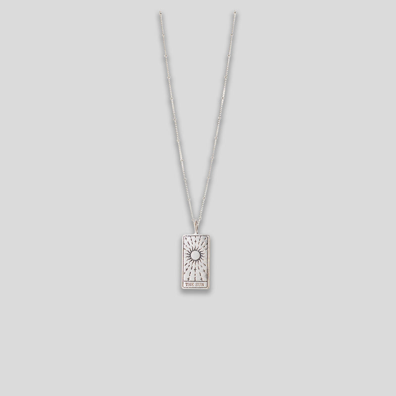 Coo Coo: "The Sun" Pendant Necklace - Silver