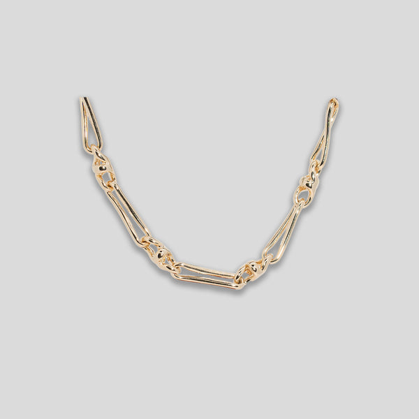 Coo Coo: Coo Coo: Twisted Link Bracelet - Gold