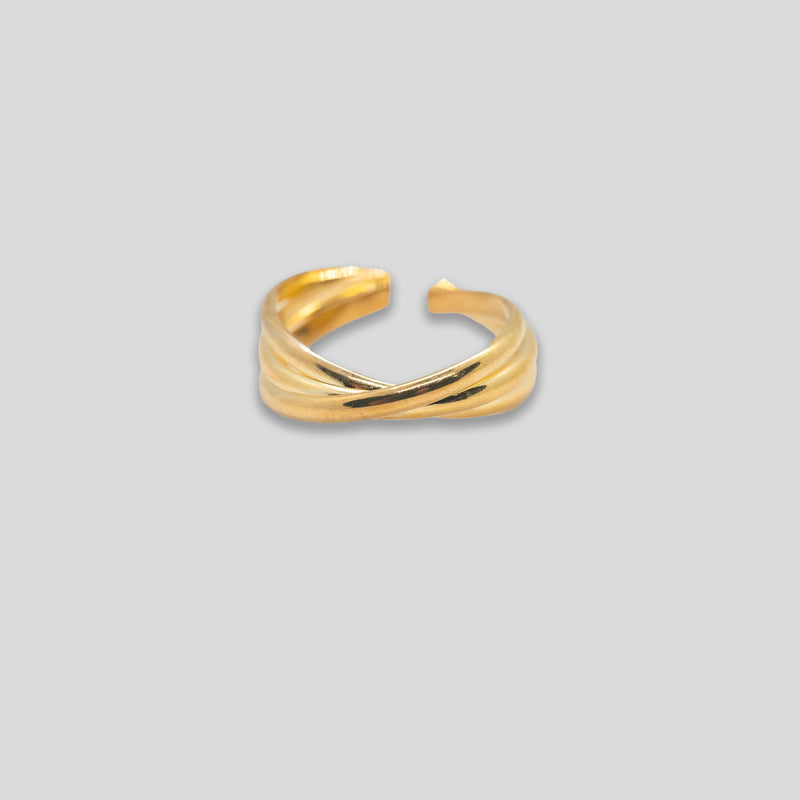 Coo Coo: Coo Coo: Twisted Ring - Gold