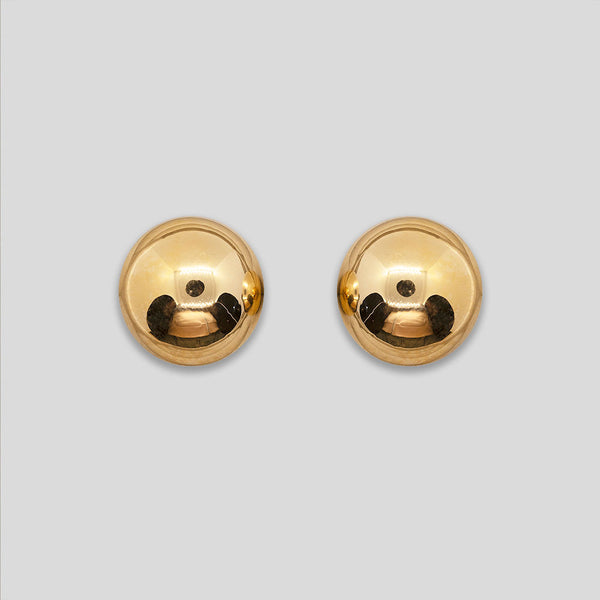 Coo Coo: Coo Coo: XL Ball Studs - Gold