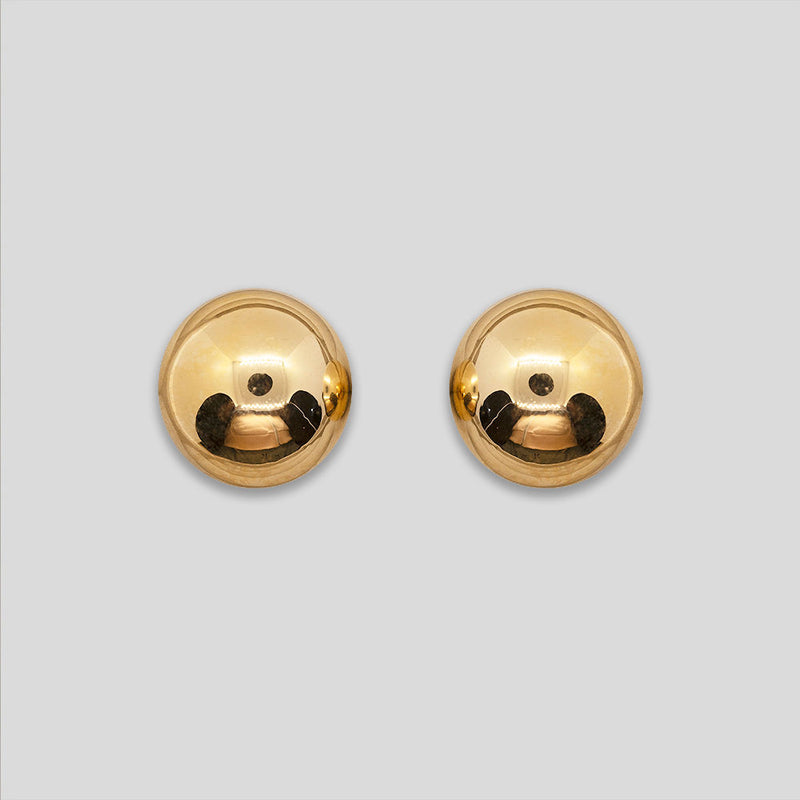 Coo Coo: Coo Coo: XL Ball Studs - Gold