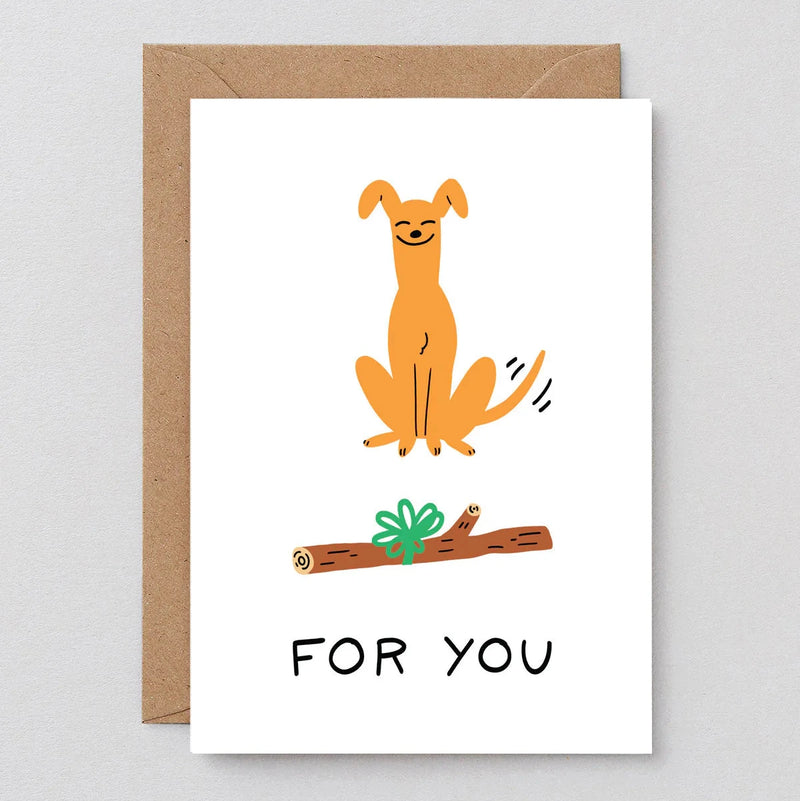 Wrap: For You Greetings Card