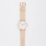 The Horse: Resin Watch - Peach - White Dial - Rose Gold