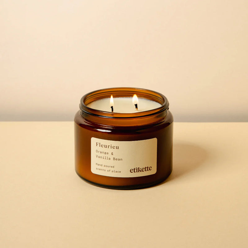 Etikette: Soy Candle - Fleurieu