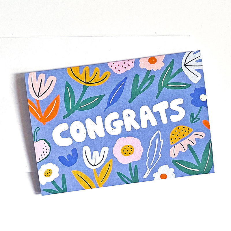 Fabric Drawer: Greeting Card - Congrats