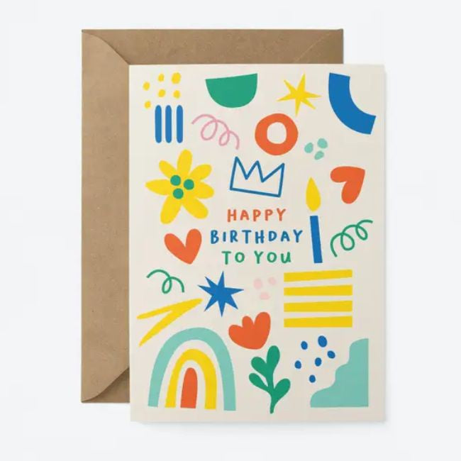 Graphic Factory: Birthday Card - Happy Birthday