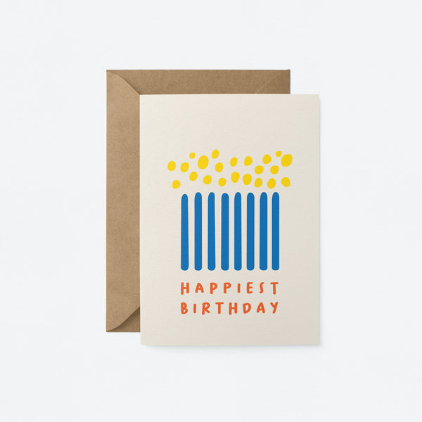 Graphic Factory: Birthday Card - Happiest Birthday