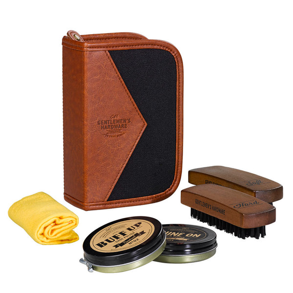 Gentlemen's Hardware: BUFF AND SHINE - Shoe Polish Kit