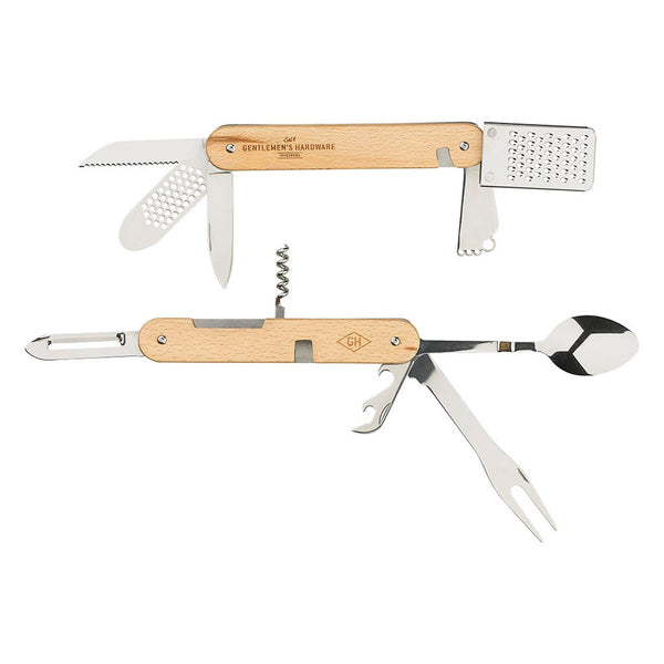 Gentlemens Hardware: Kitchen Multi-Tool (Wooden Handle)