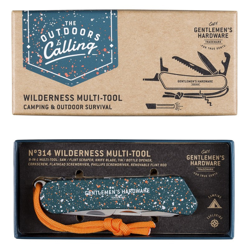 Gentlemens Hardware: The Outdoors Is Calling - Wilderness Multi -Tool / Camping & Outdoor Survival