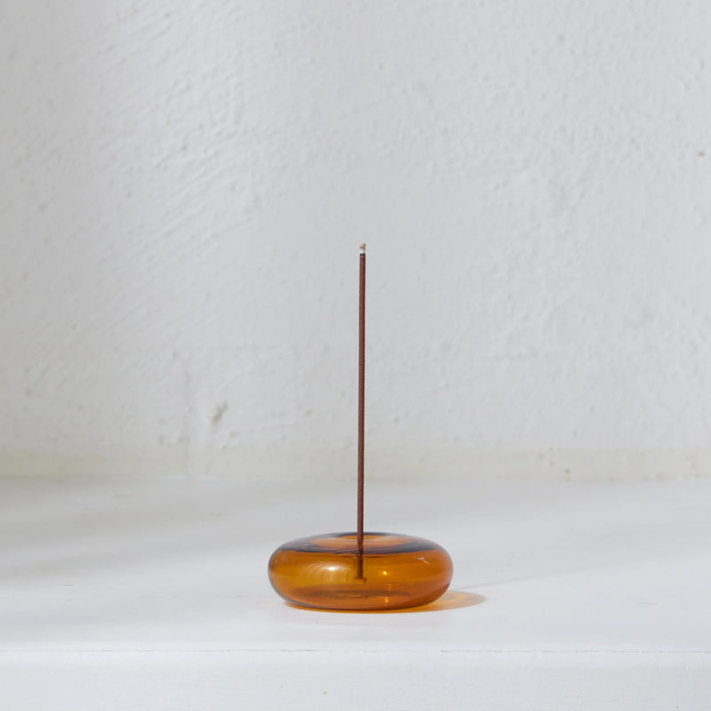 Gentle Habits: Glass Vessel Incense Holder