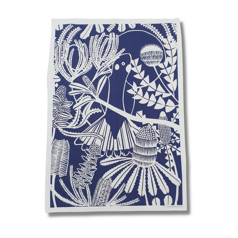 Helen Ansell: Tea Towel - Bush Banksia