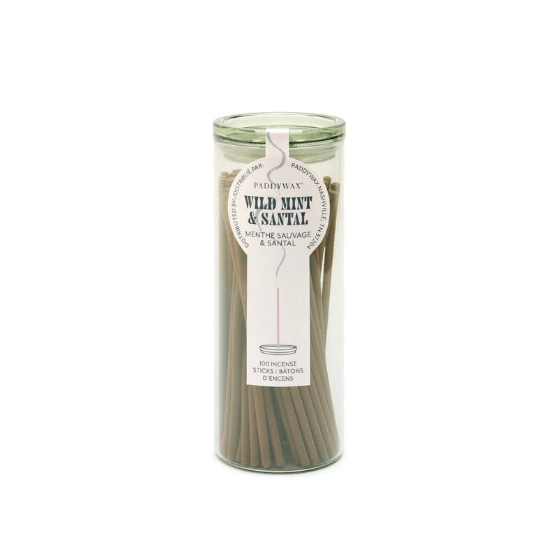 Paddywax: 100 Incense Sticks - Wild Mint & Santal