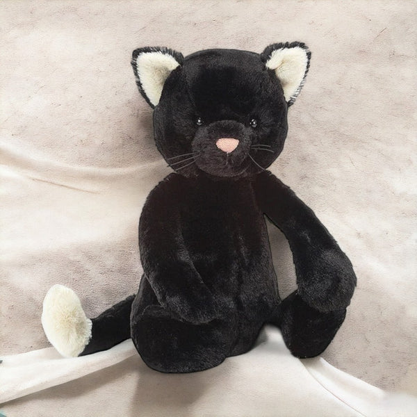 Jellycat: Bashful Black Kitten Original (Med) - Black