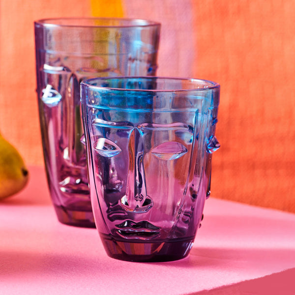 Kip & Co: Lilac Haze Short Tumbler Glass