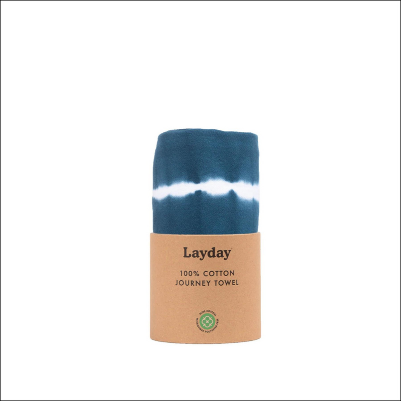 Layday: Dive Lagoon Flatweave Dyed Cotton Towel