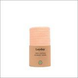 Layday: Rover Peach Waffle Cotton Towel