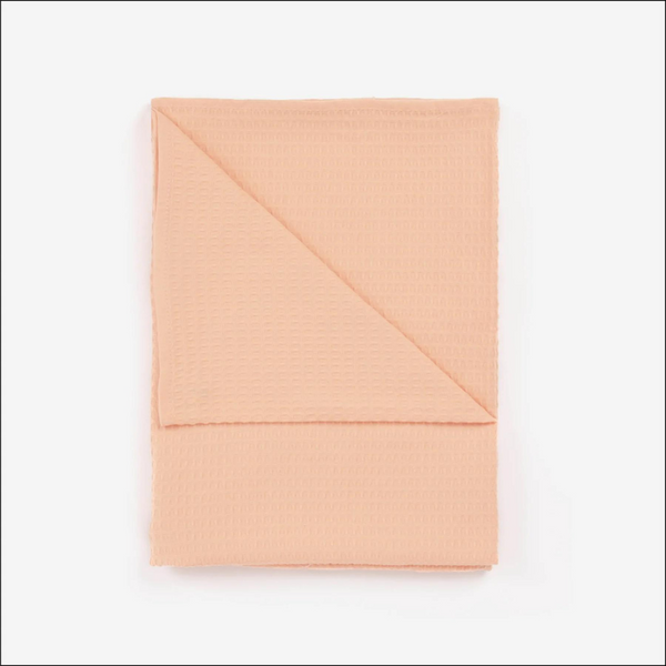 Layday: Rover Peach Waffle Cotton Towel