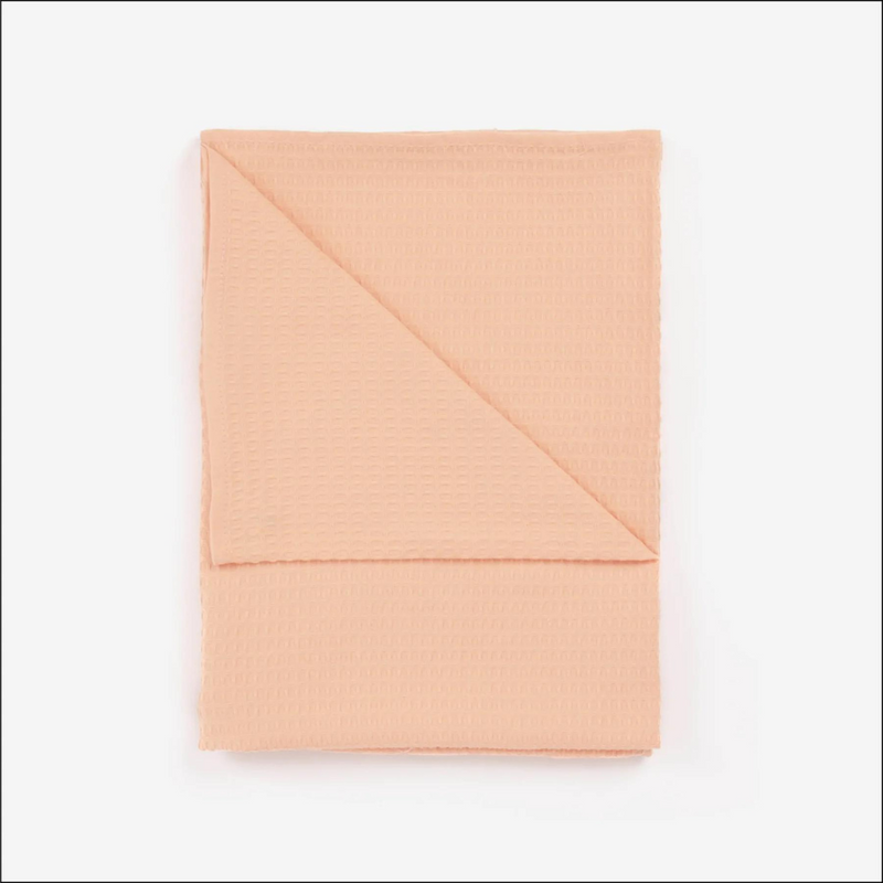 Layday: Rover Peach Waffle Cotton Towel