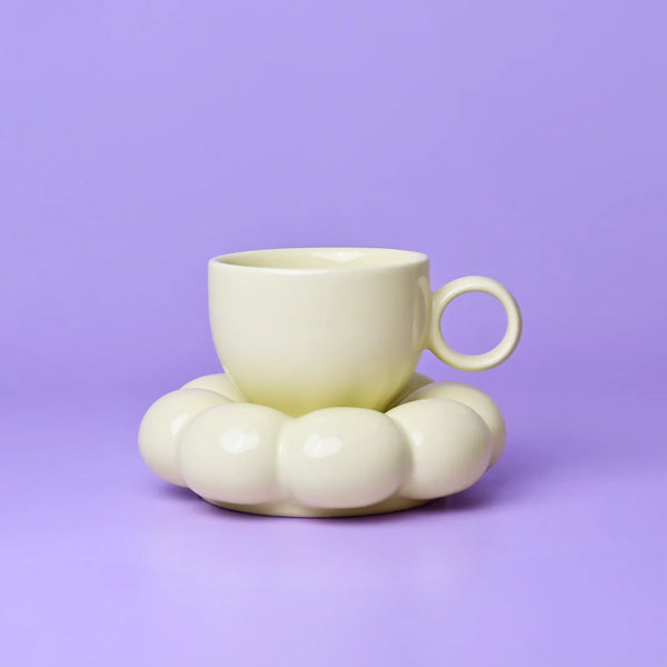 Sage & Cooper: Lottie Mug & Saucer - Yellow