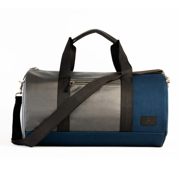 Noord: Melbourne Duffle - Cobalt/Grey