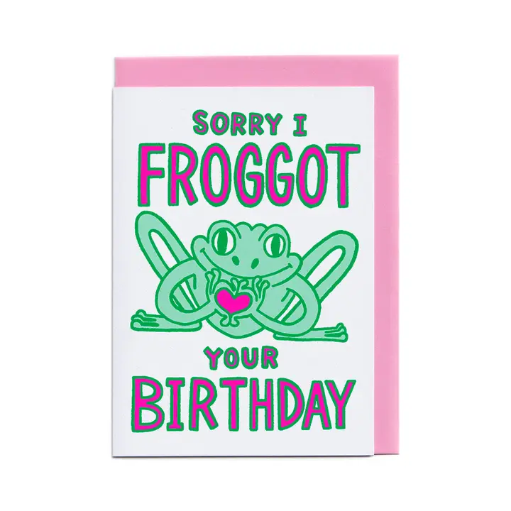 Neighbourhood Press: Sorry I Froggot your Birthday