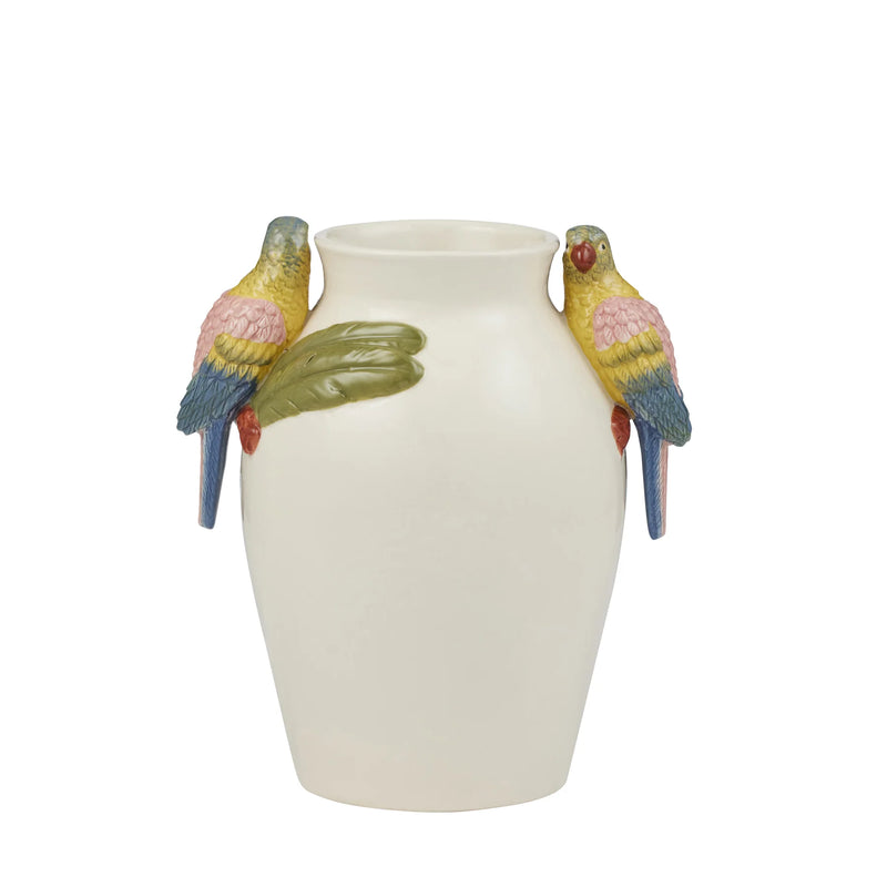 Coast To Coast: Macaw Ceramic Vase 20.5x15.5x22cm Multi