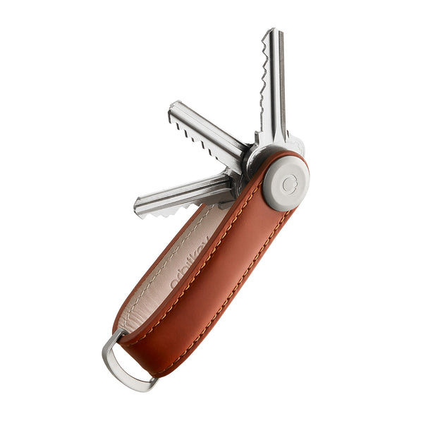 Orbitkey: Leather - Cognac/Tan