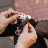 Orbitkey: Leather - Espresso/Brown