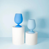 Porter Green: Stem Unbreakable Silicone Wine Glasses - Sky + Kingfisher (Londrina)