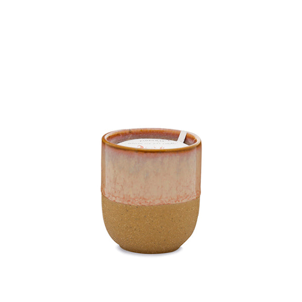 Paddywax: Kin Glazed Ceramic Candle - Pink Opal & Persimmon