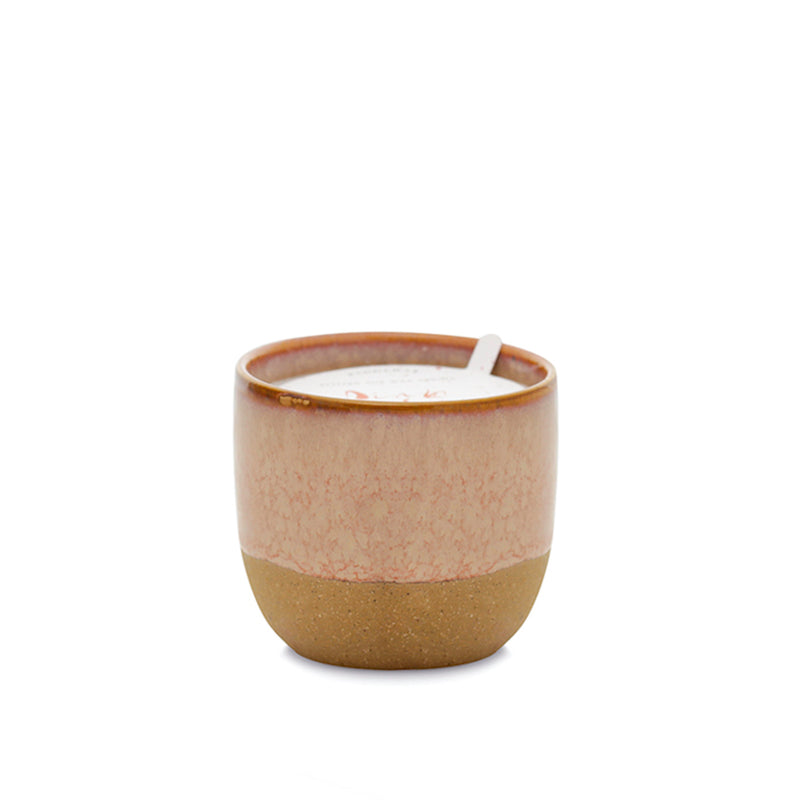 Paddywax: Kin Glazed Ceramic Candle - Pink Opal & Persimmon