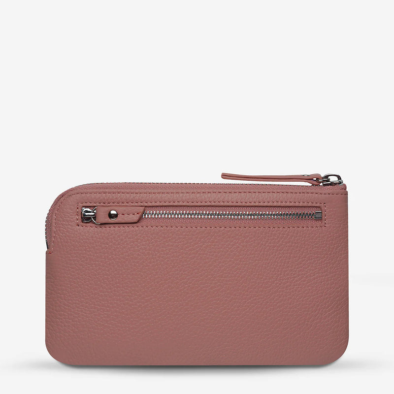 Status Anxiety: Smoke and Mirrors Wallet- Dusty Rose