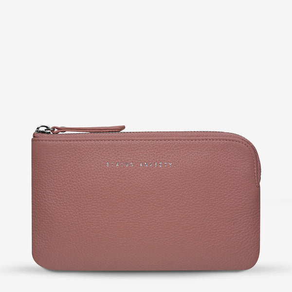 Status Anxiety: Smoke and Mirrors Wallet- Dusty Rose