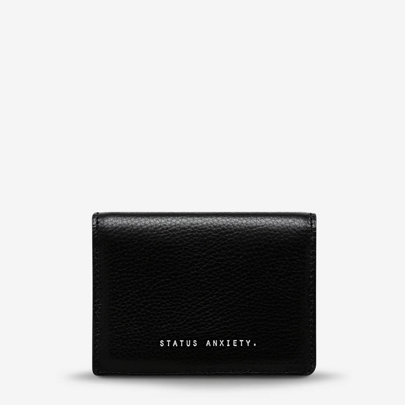 Status Anxiety: Easy Does It Wallet - Black