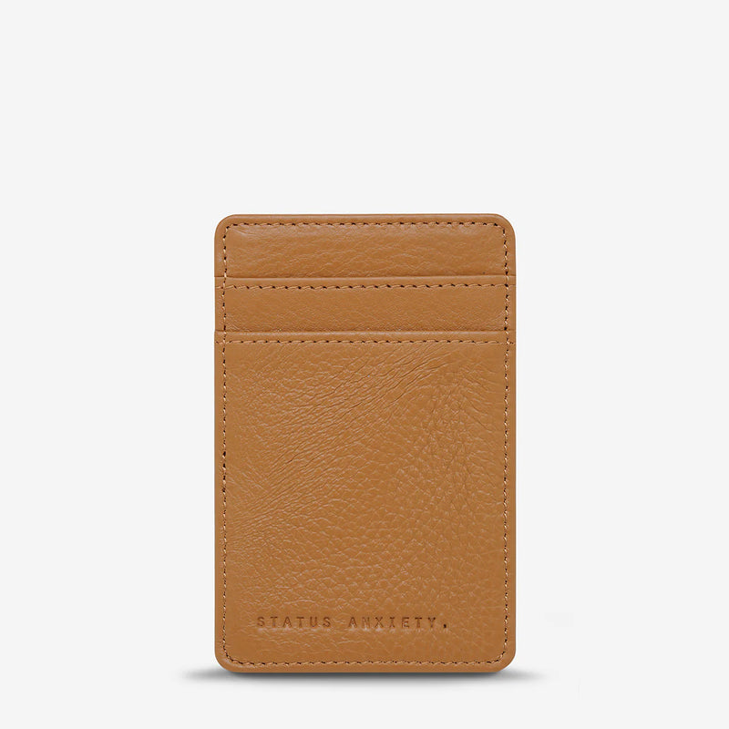 Status Anxiety: Flip Wallet - Tan