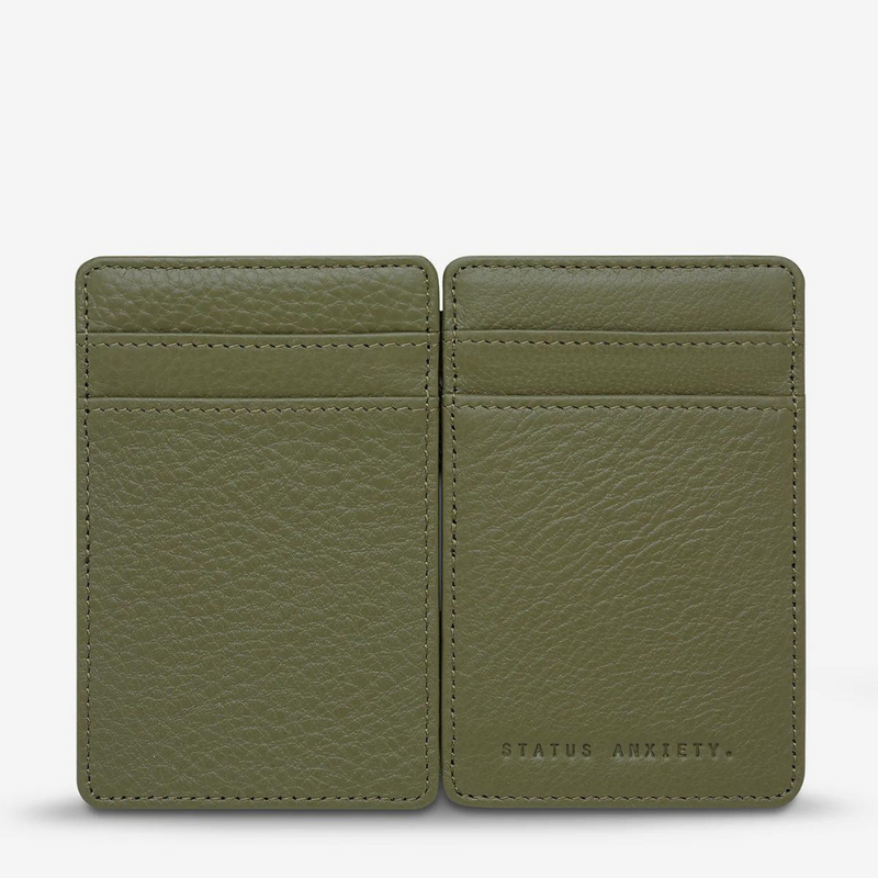 Status Anxiety: Flip Wallet - Khaki