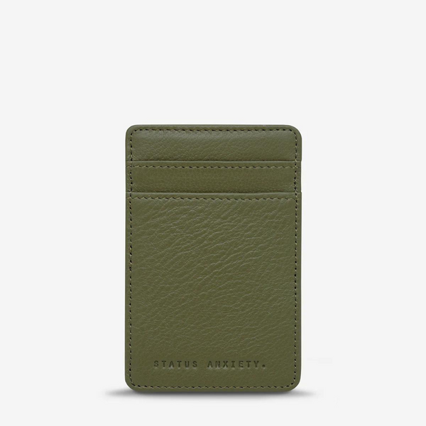 Status Anxiety: Flip Wallet - Khaki