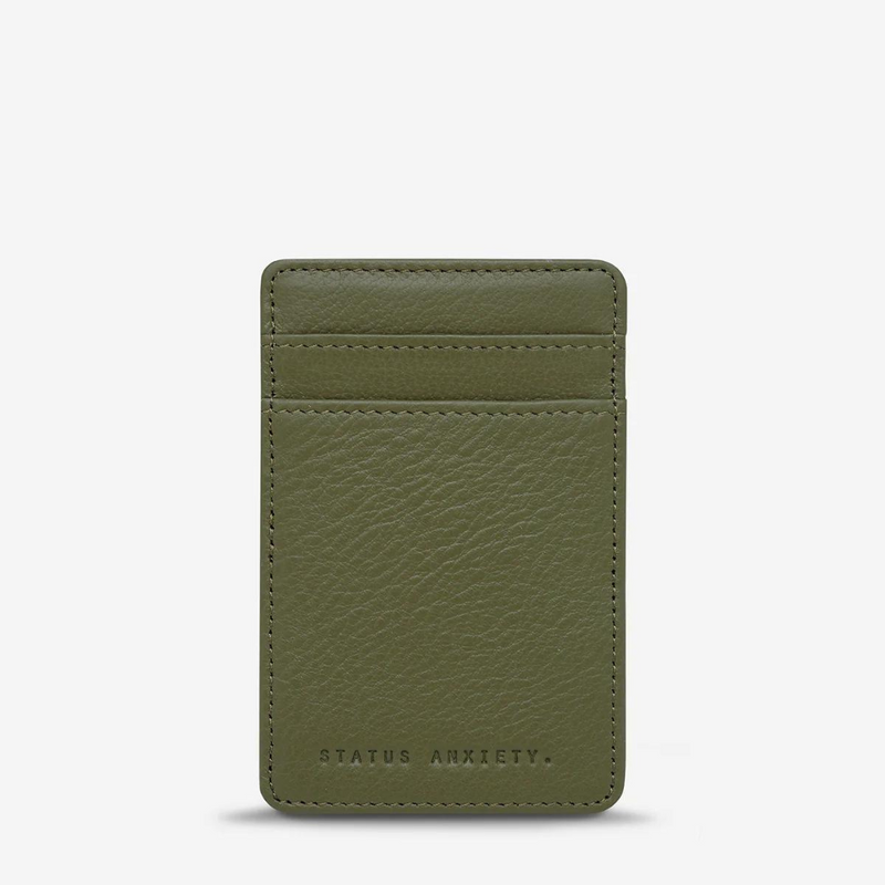 Status Anxiety: Flip Wallet - Khaki