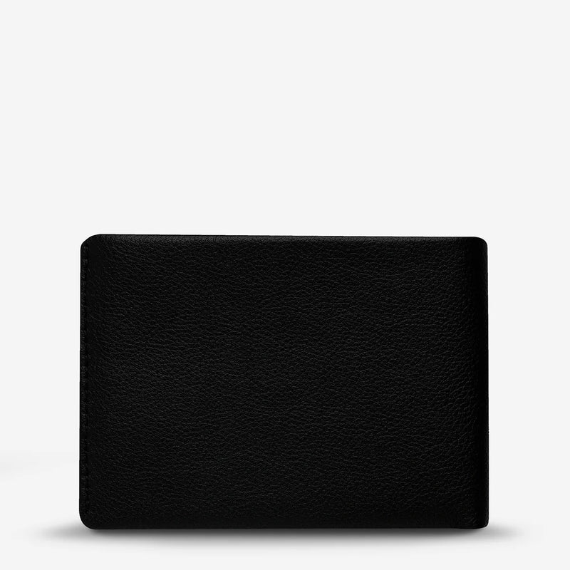 Status Anxiety: Jonah Men's Wallet- Black