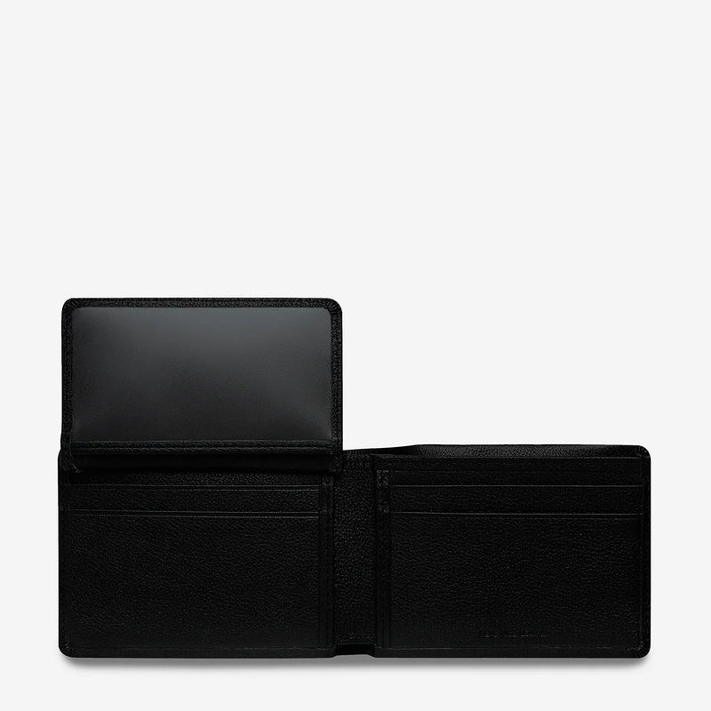 Status Anxiety: Jonah Men's Wallet- Black