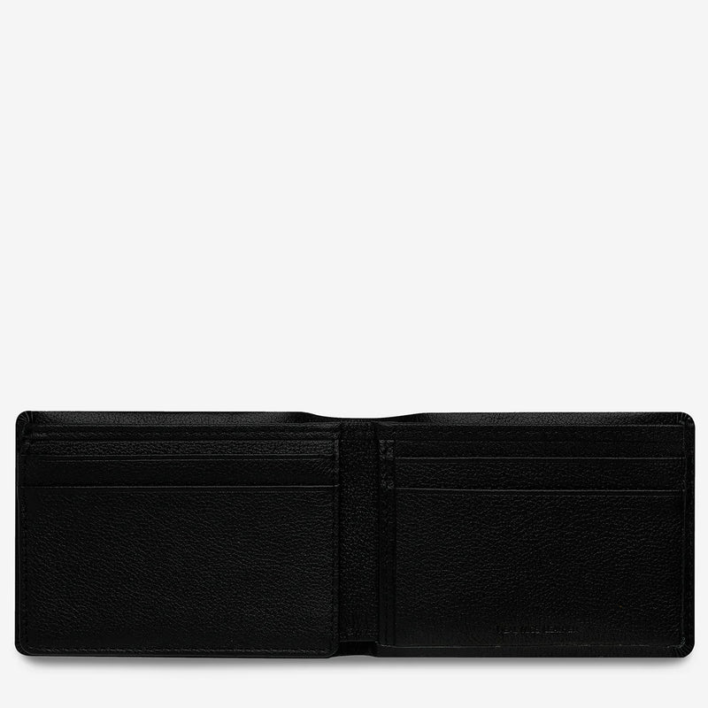 Status Anxiety: Jonah Men's Wallet- Black