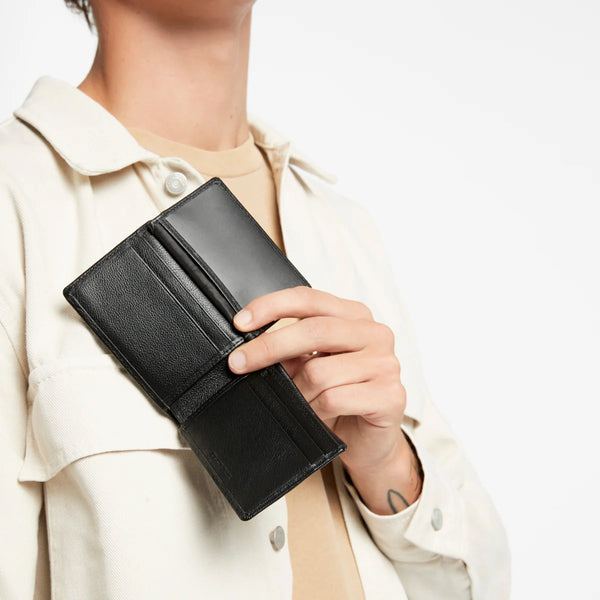 Status Anxiety: Jonah Men's Wallet- Black