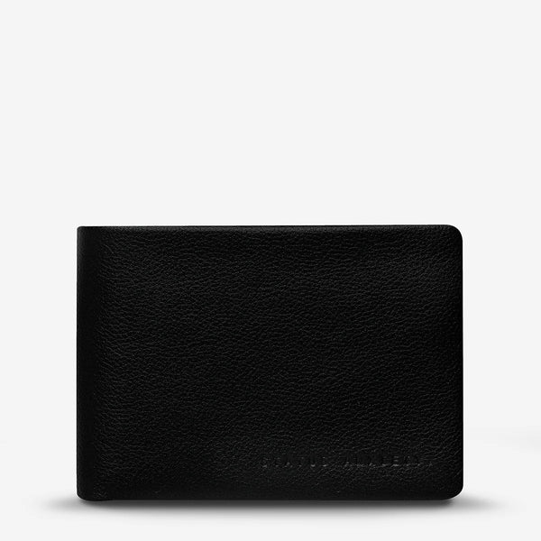 Status Anxiety: Jonah Men's Wallet- Black