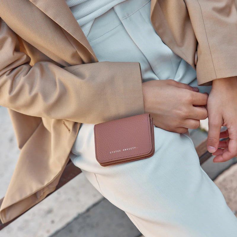 Status Anxiety: Miles Away Wallet - Dusty Rose