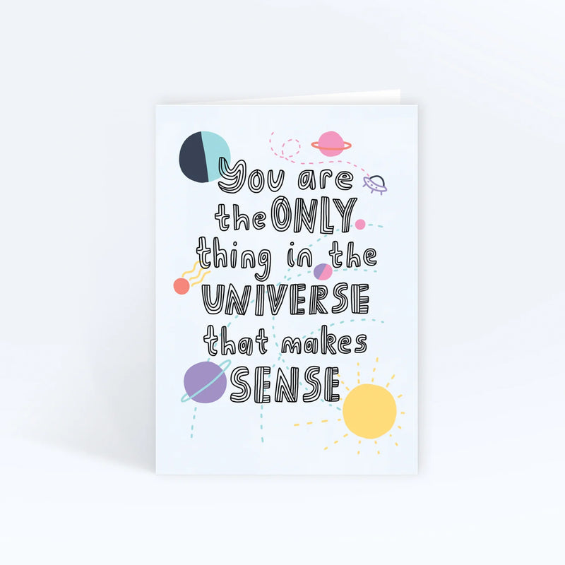 Sunpatch Society: Greeting Card - Sense In The Universe