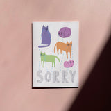 Sunpatch Society: Greeting Card - Crying Kitties Sorry